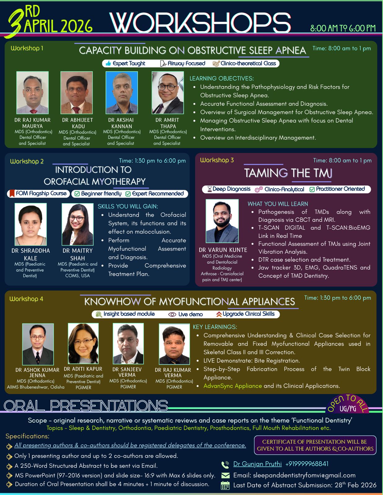 Sleep & Dentistry - Evidence to excellence 